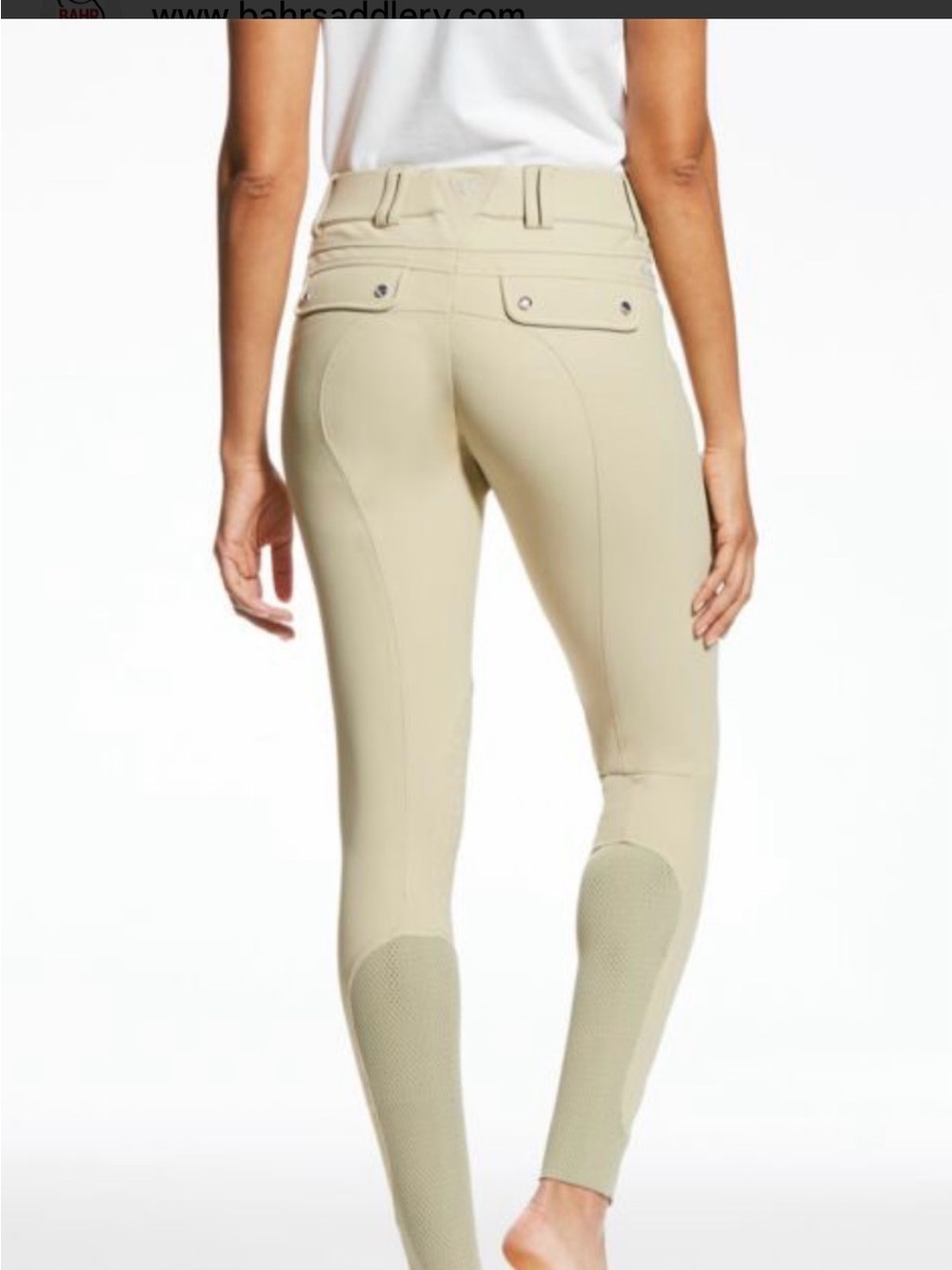 Ariat Light Beige Grip Knee Riding Breeches